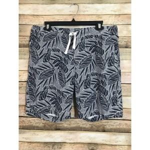 Goodfellow & Co Palm Tree Tropical Blue Shorts